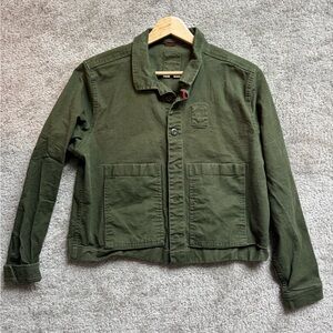 Topo Designs dirt coat in olive (size medium)
